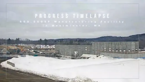TIMELAPSE: 600,000 SF Distribution Facility | Westminster, MA